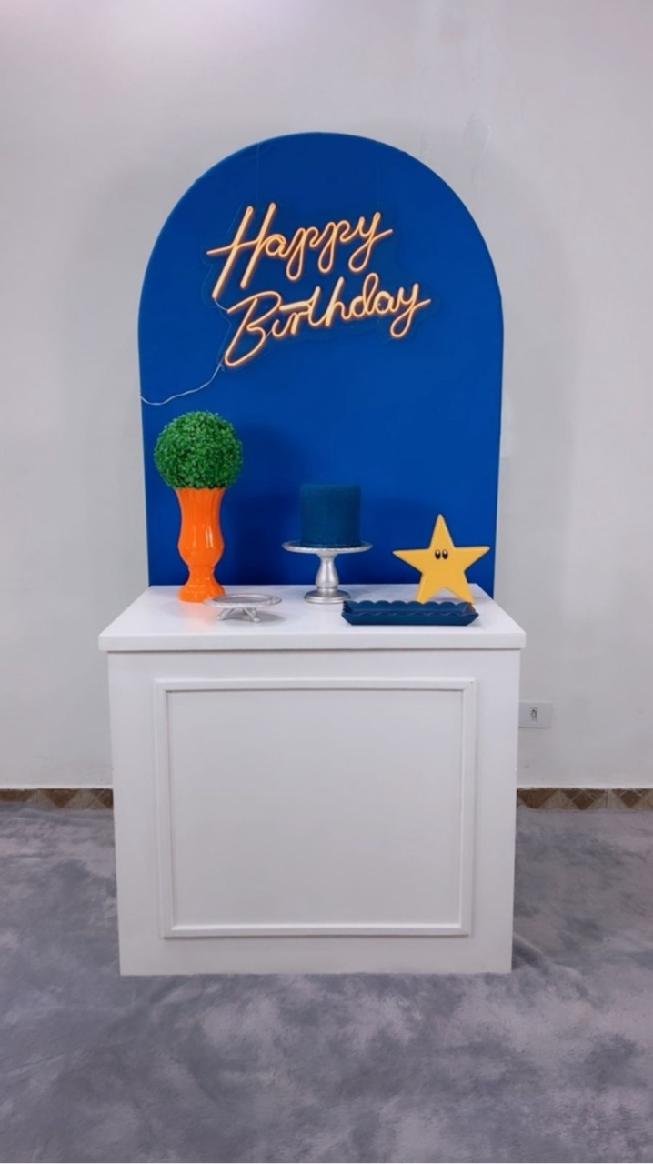 Astronauta Azul Composição - Modelo 3 - TudFestas