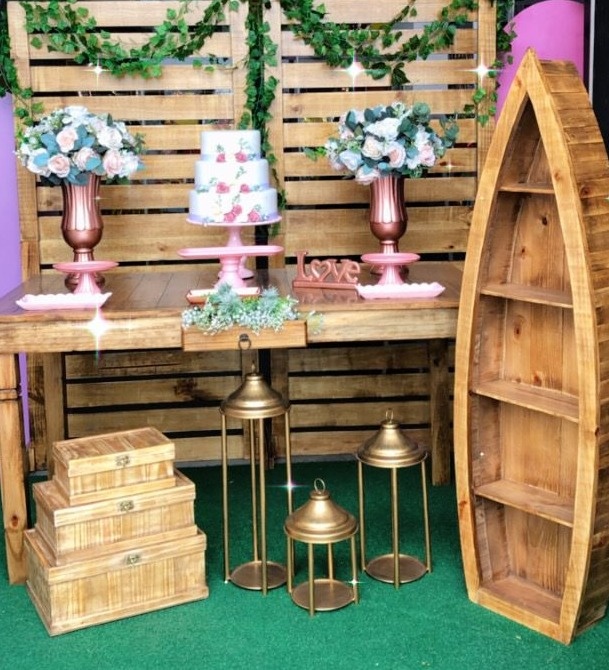 Composição Casamento Rose - TudFestas