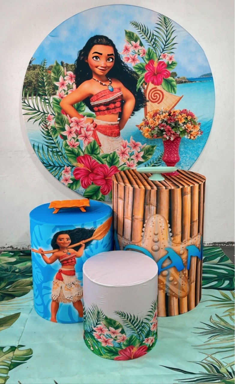 Kit Promocional Moana Mod 4 - TudFestas