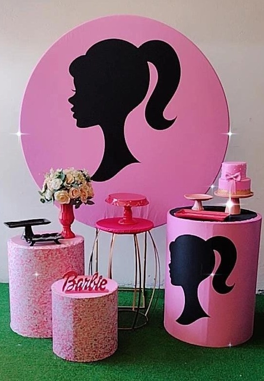Kit Prata Barbie - Modelo 3 - TudFestas