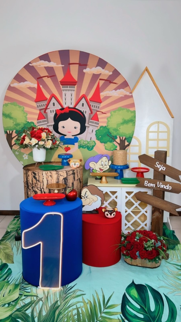 Composição Branca de Neve Baby Mod 8 - TudFestas