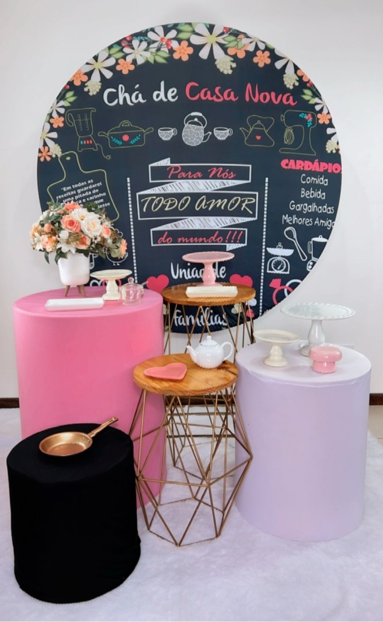 Kit Ouro Chá de Casa Nova  - TudFestas