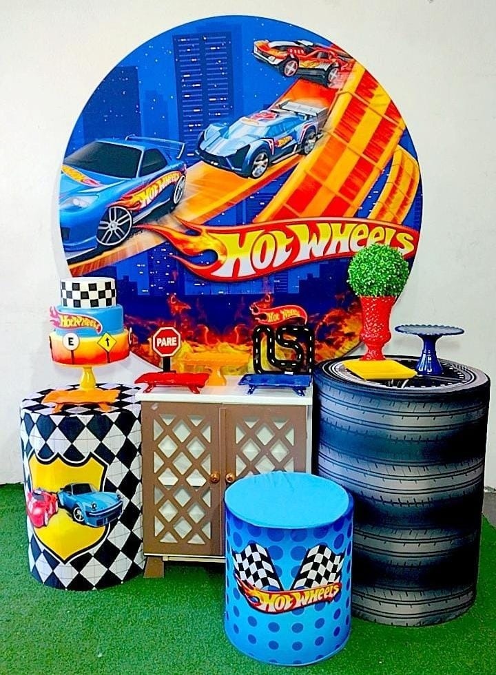 Kit Prata Hotweels - Modelo 2  - TudFestas