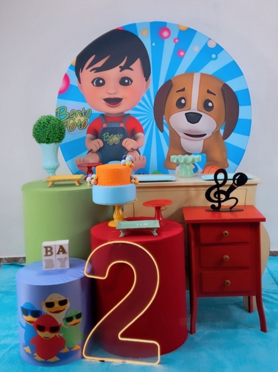 Kit Diamante Bento E Toto - Modelo 2 - TudFestas