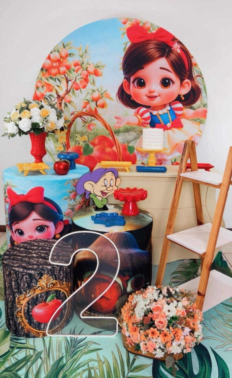 Kit Diamante Branca de Neve Baby - Modelo 4 - TudFestas