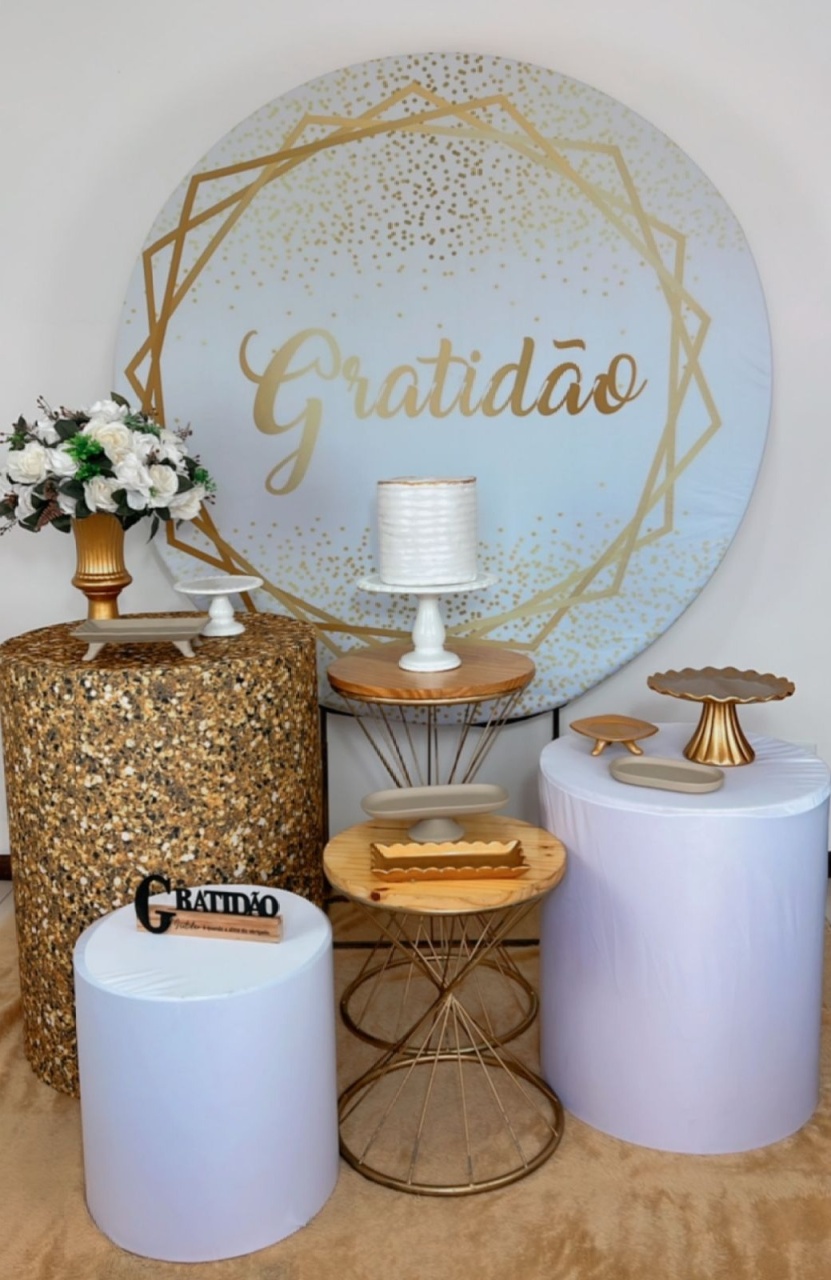 Kit Ouro Gratidão   - TudFestas