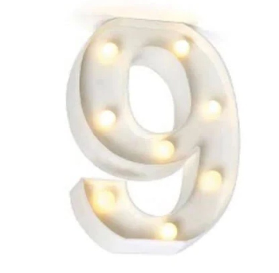 Led Número P 9 - TudFestas