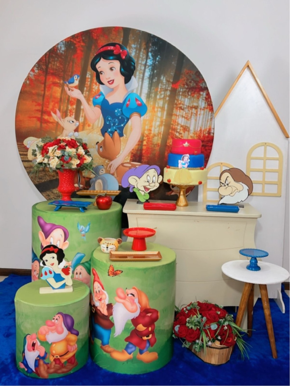Composição Branca de Neve Mod 7 - TudFestas