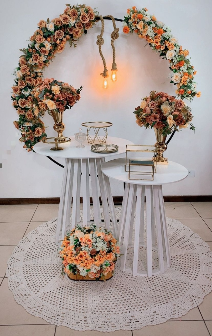 Composição Rose Peças Luxo - Modelo 2 - TudFestas