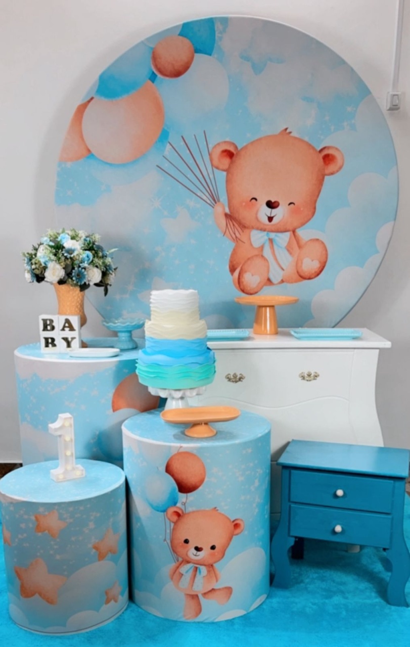 Kit Ouro Ursinho Baby  - TudFestas