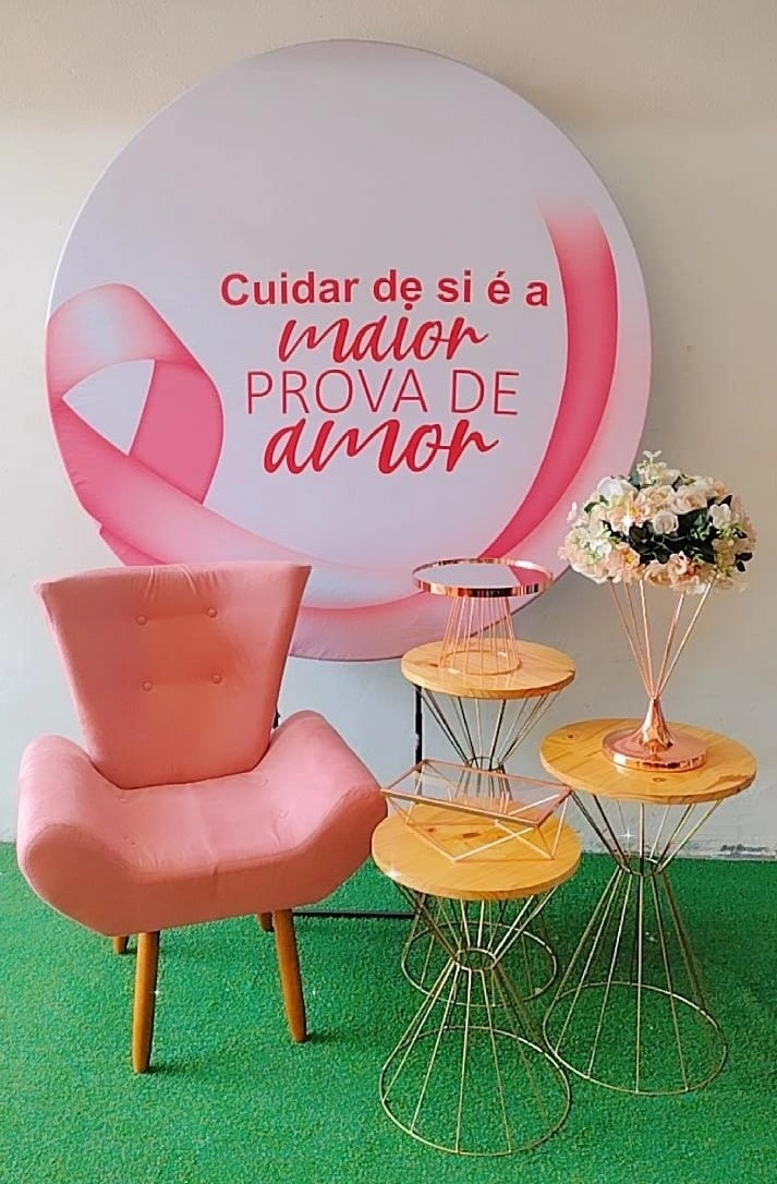 Composição Outubro Rosa P.l - TudFestas