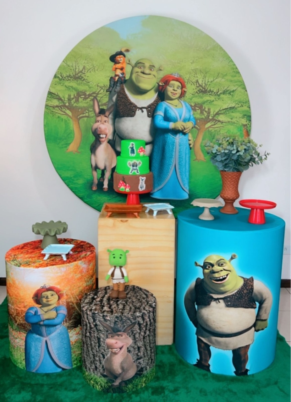 Kit Prata Shrek - Modelo 2 - TudFestas