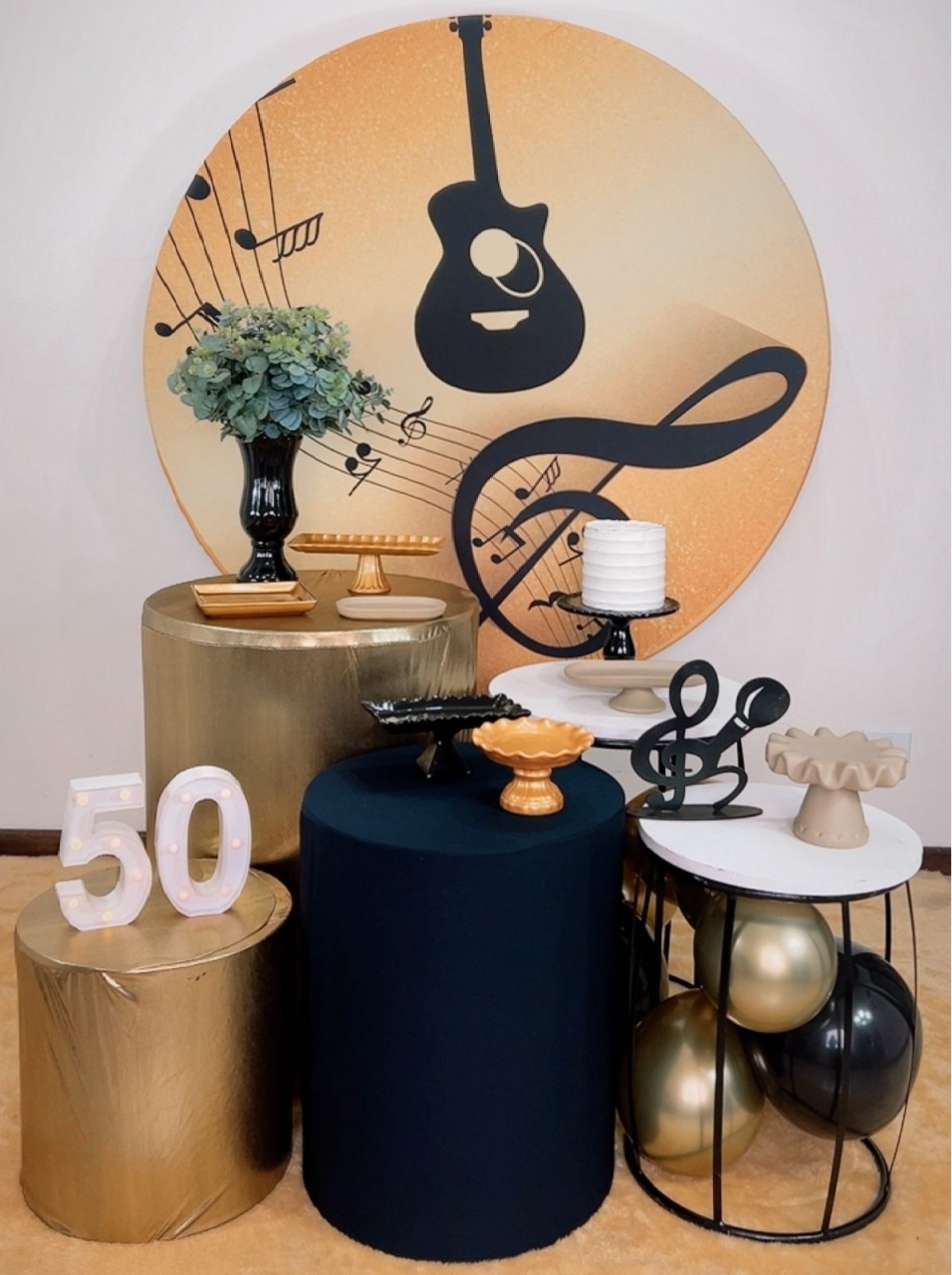 Kit Ouro Musical - Modelo 2 - TudFestas