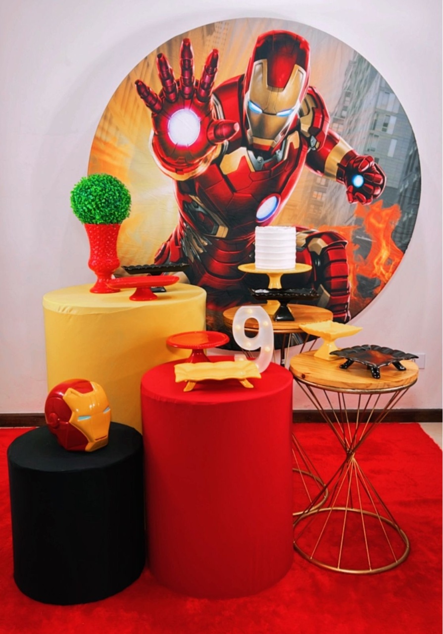 Kit Ouro Homem de Ferro - Modelo 2 - TudFestas
