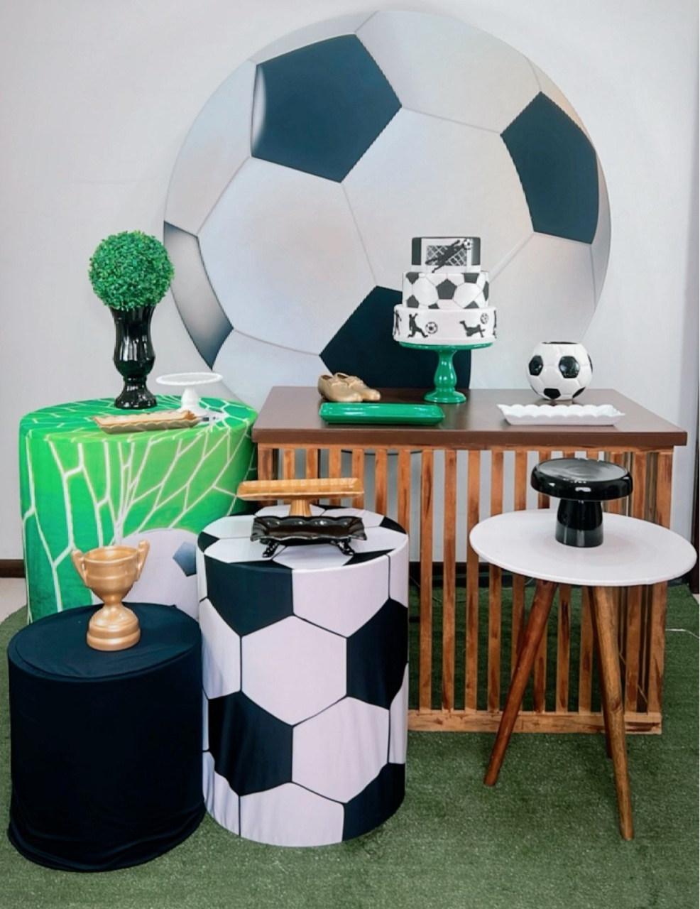 Futebol Bola Composição 1 - TudFestas