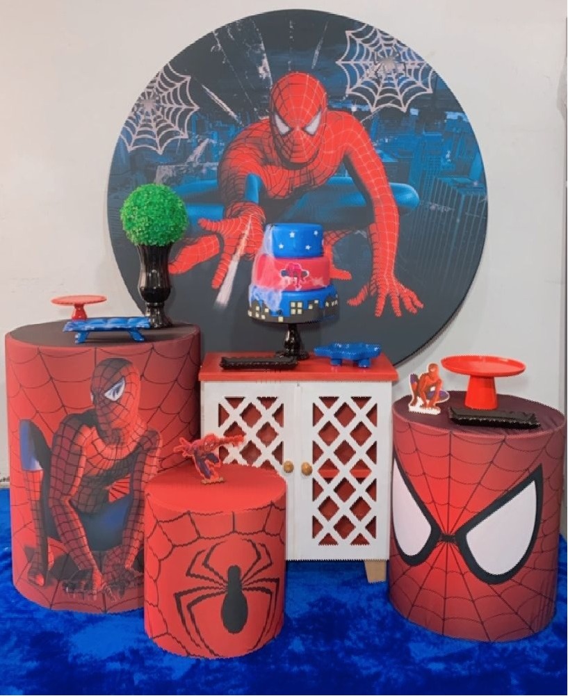 Kit Prata Homem Aranha 1 - TudFestas