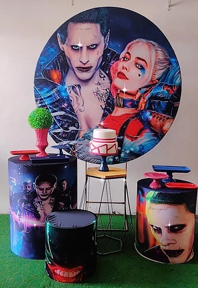 Kit Prata Coringa E Alerquina - TudFestas