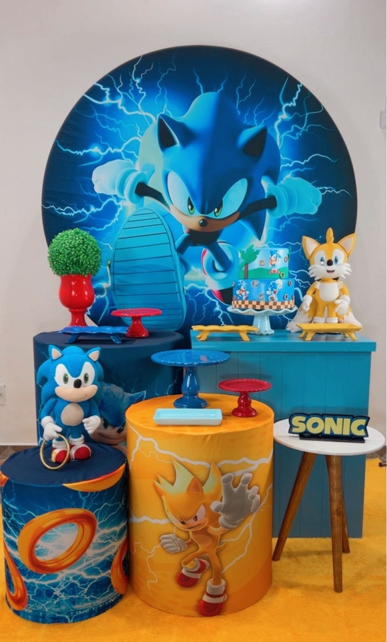 Kit Ouro Sonic Raios - TudFestas