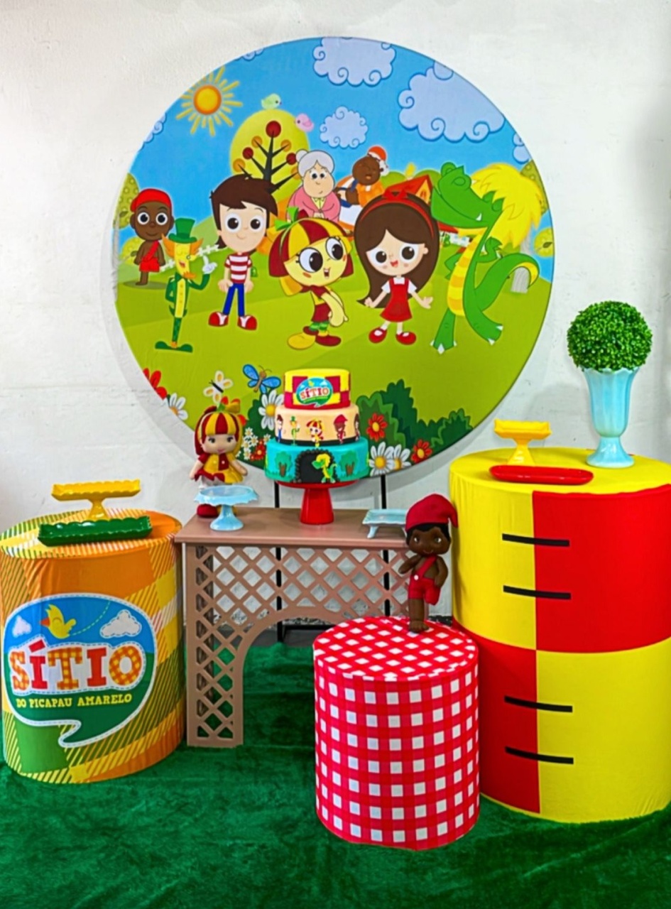 Kit Prata Sitio Pica-Pau Amarelo Modelo 2 - Mod 2 - TudFestas