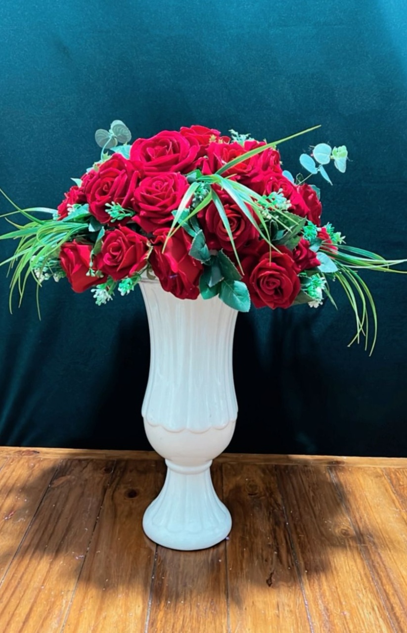 Arranjo de Flores Vermelha - TudFestas