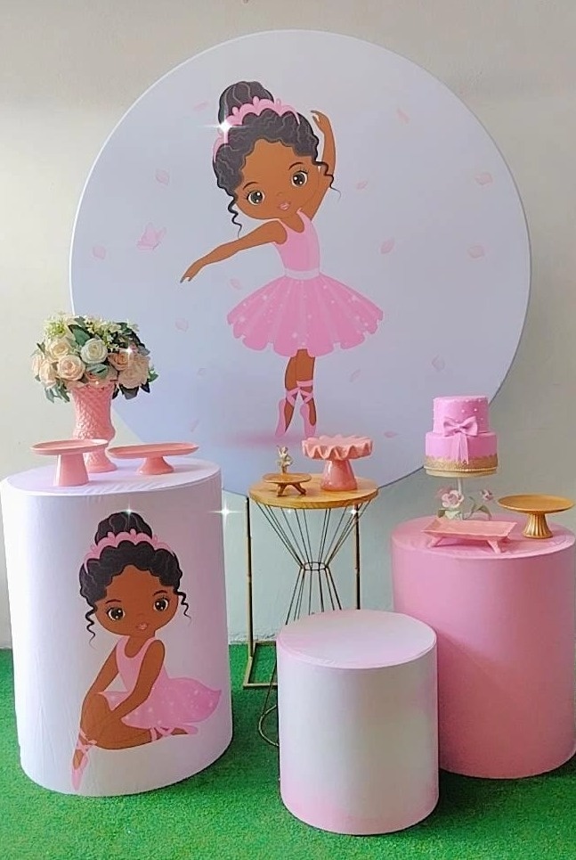Kit Prata Bailarina - Modelo 2 - TudFestas