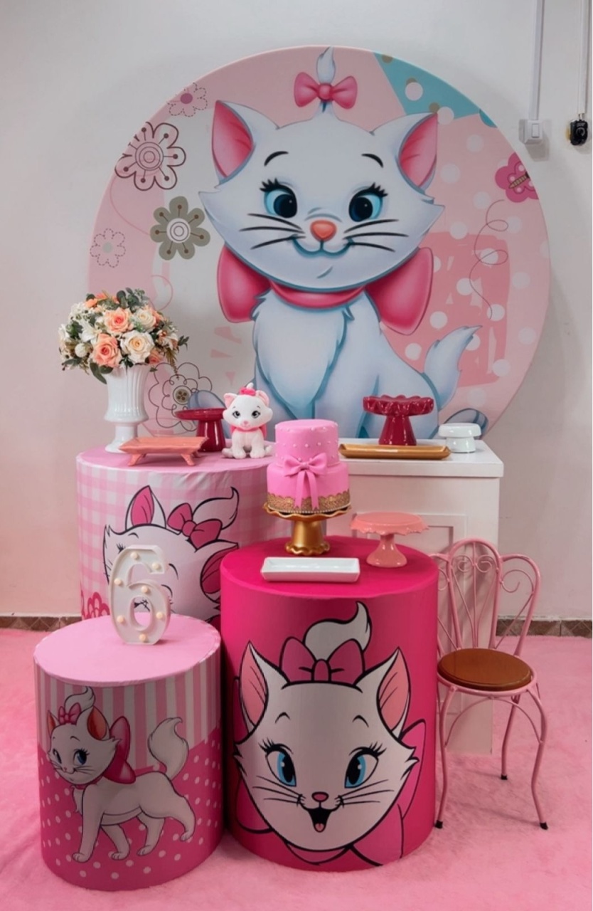 Kit Ouro Gata Marie - Modelo 2 - TudFestas