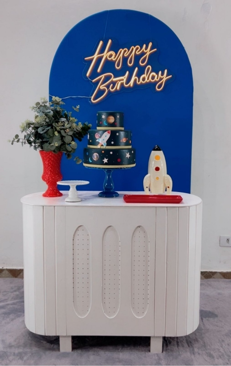 Astronauta Foguete Composição - Modelo 3 - TudFestas
