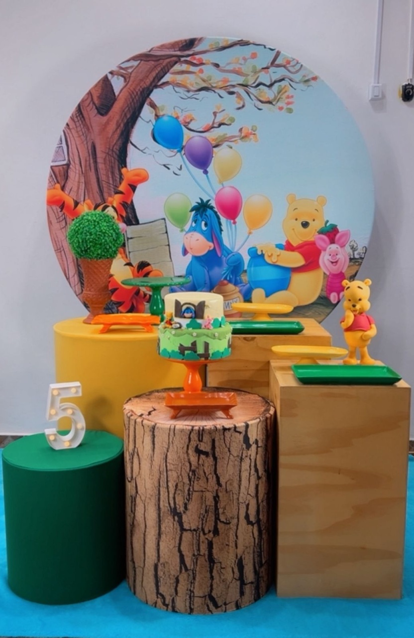 Kit Ouro Ursinho Pooh - TudFestas