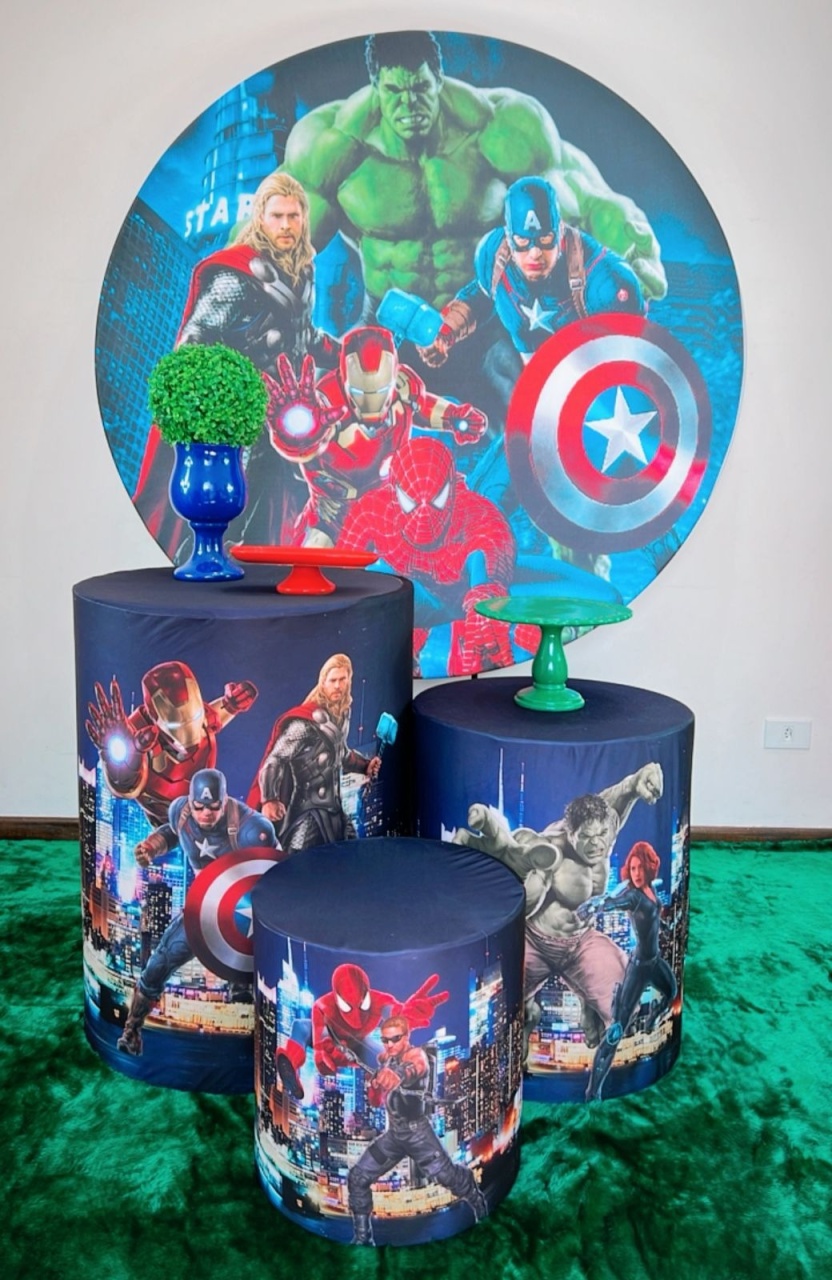 Kit Promocional Vingadores Filme - TudFestas