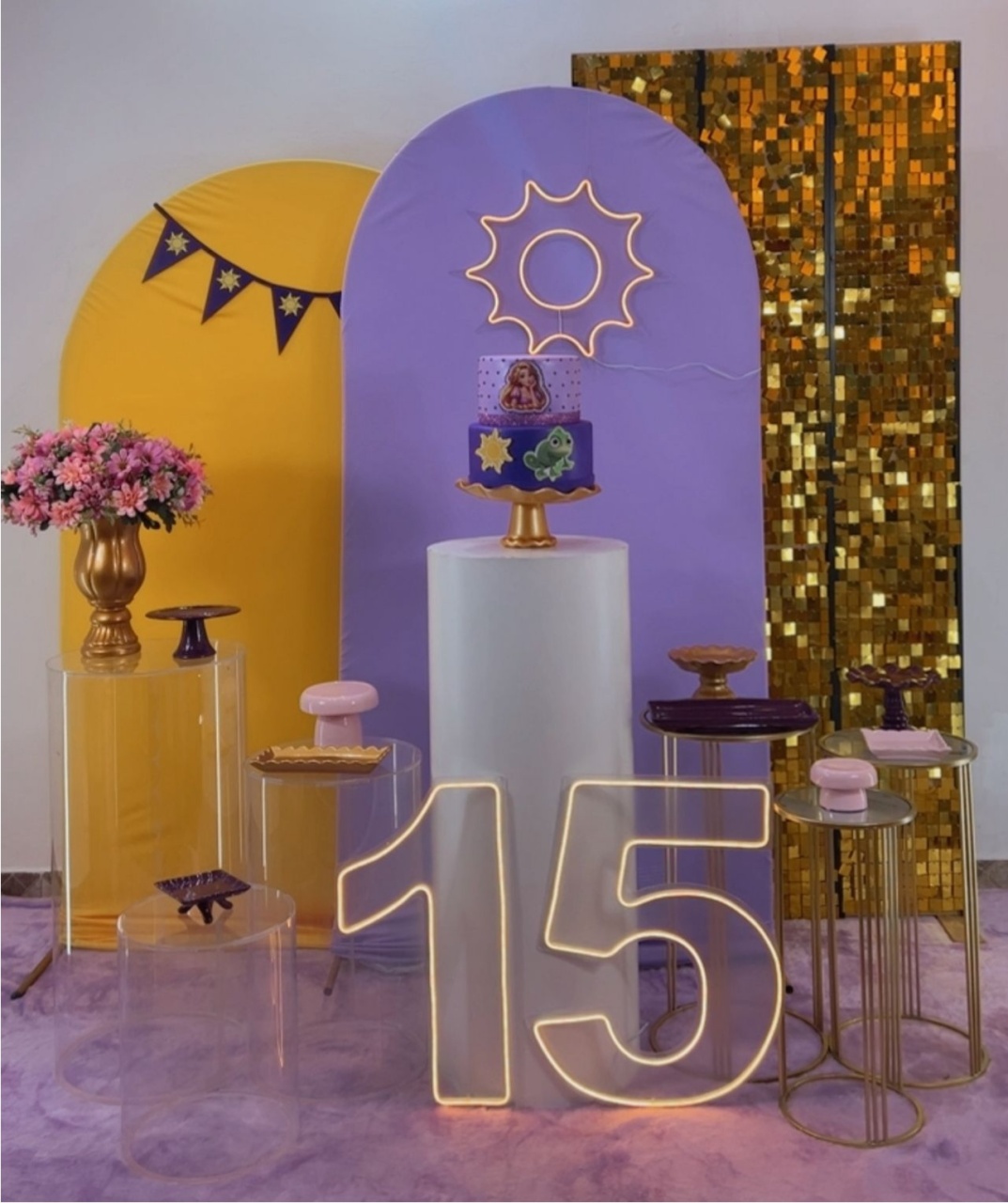 Rapunzel Composição - Modelo 5 - TudFestas