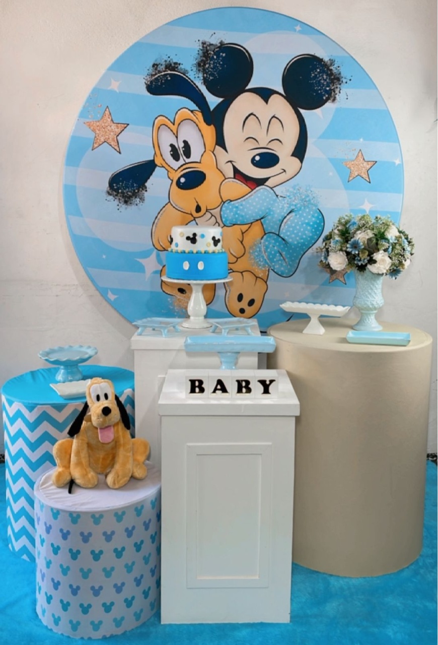 Kit Ouro Mickey Baby Opção1 - TudFestas