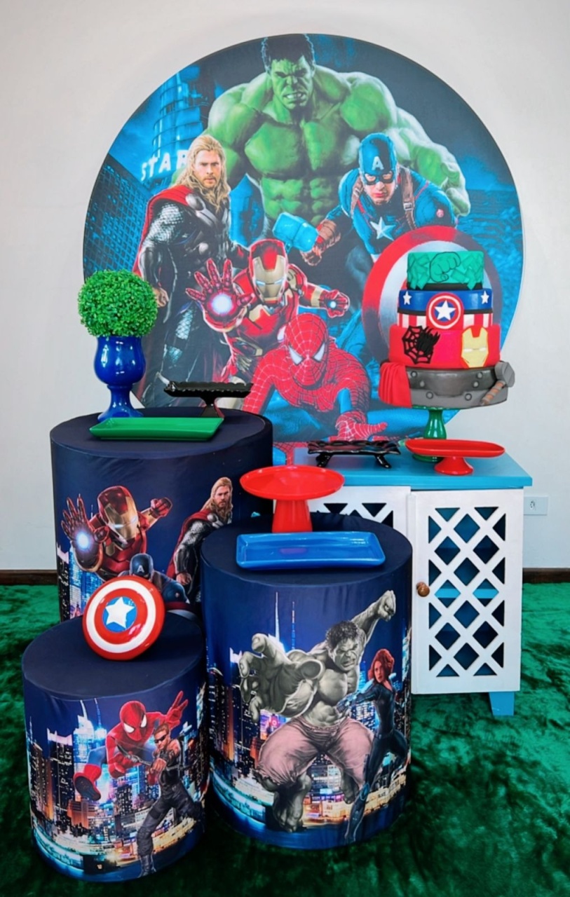 Kit Prata Vingadores Filme - TudFestas
