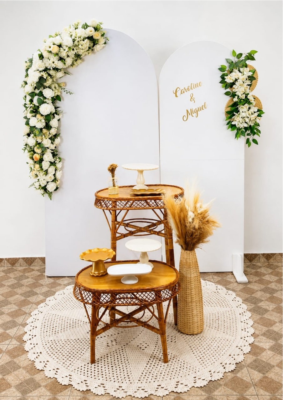 Composição Floral Branco - Modelo 4 - TudFestas