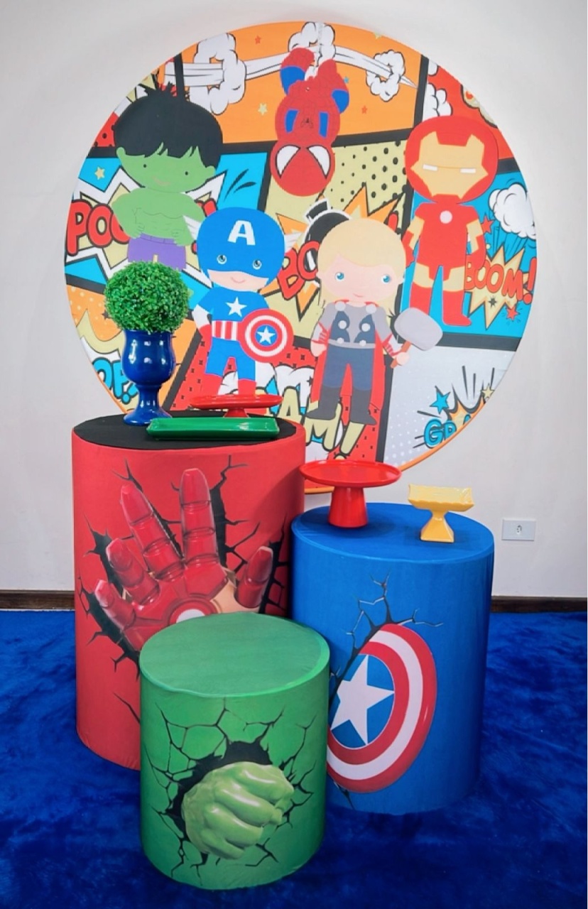Kit Bronze Vingadores Baby - TudFestas