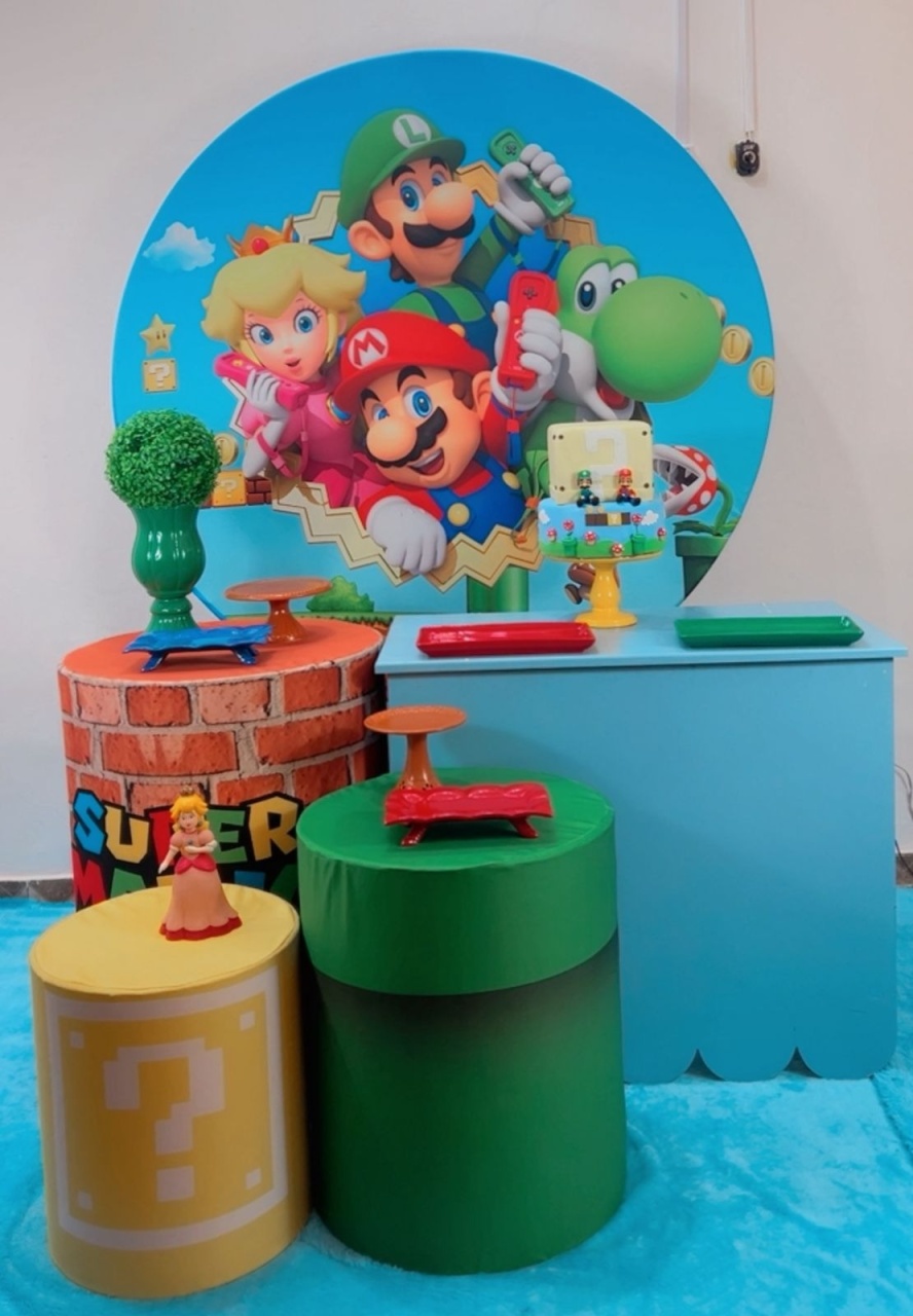 Kit Prata Super Mario - Modelo 2 - TudFestas