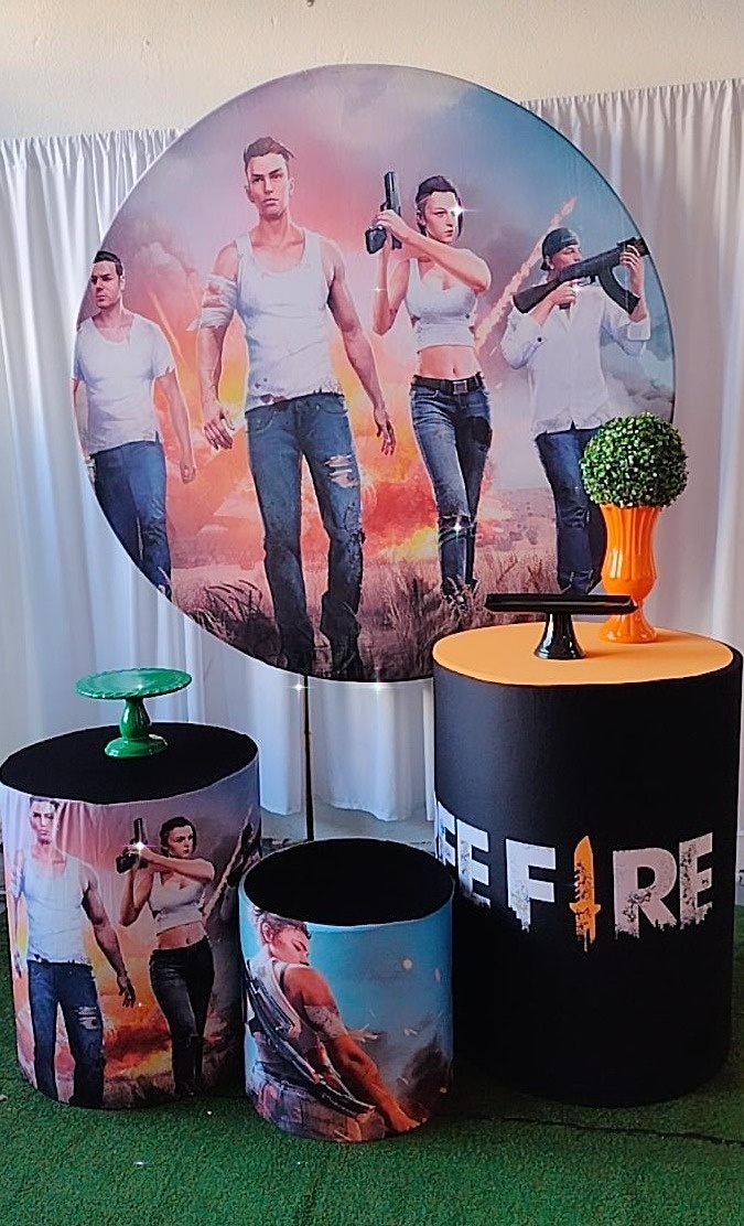 Kit Promocional Free Fire - TudFestas