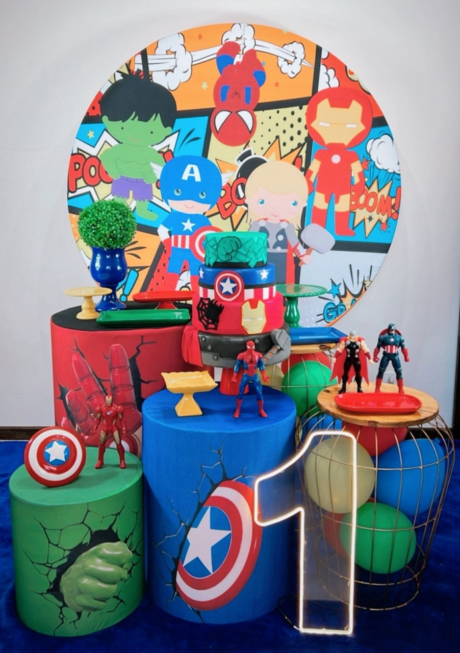 Kit Diamante - Vingadores Baby - TudFestas