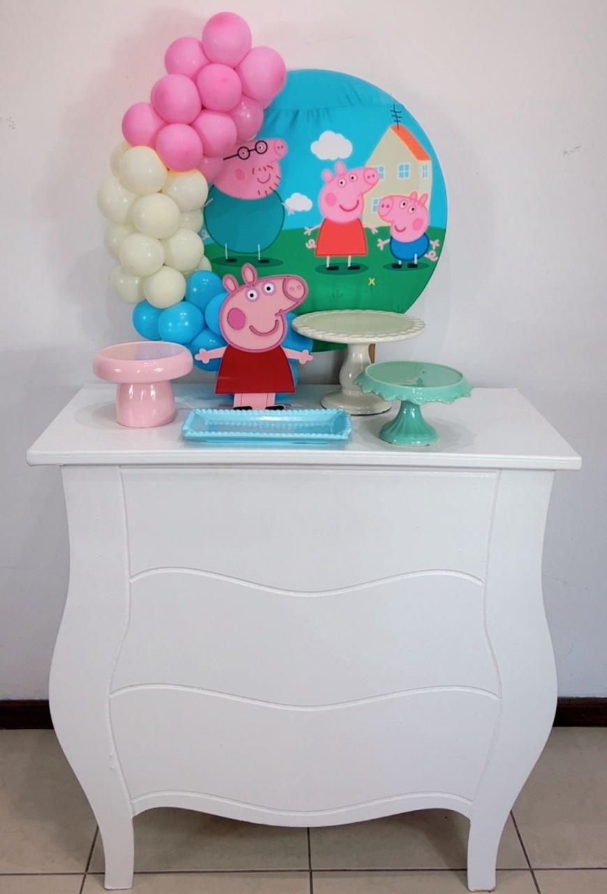 Kit Rubi Peppa Pig - Com Mesinha - TudFestas
