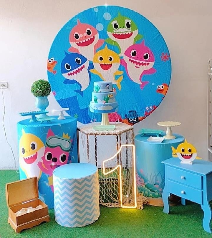 Kit Diamante Baby Shark - TudFestas