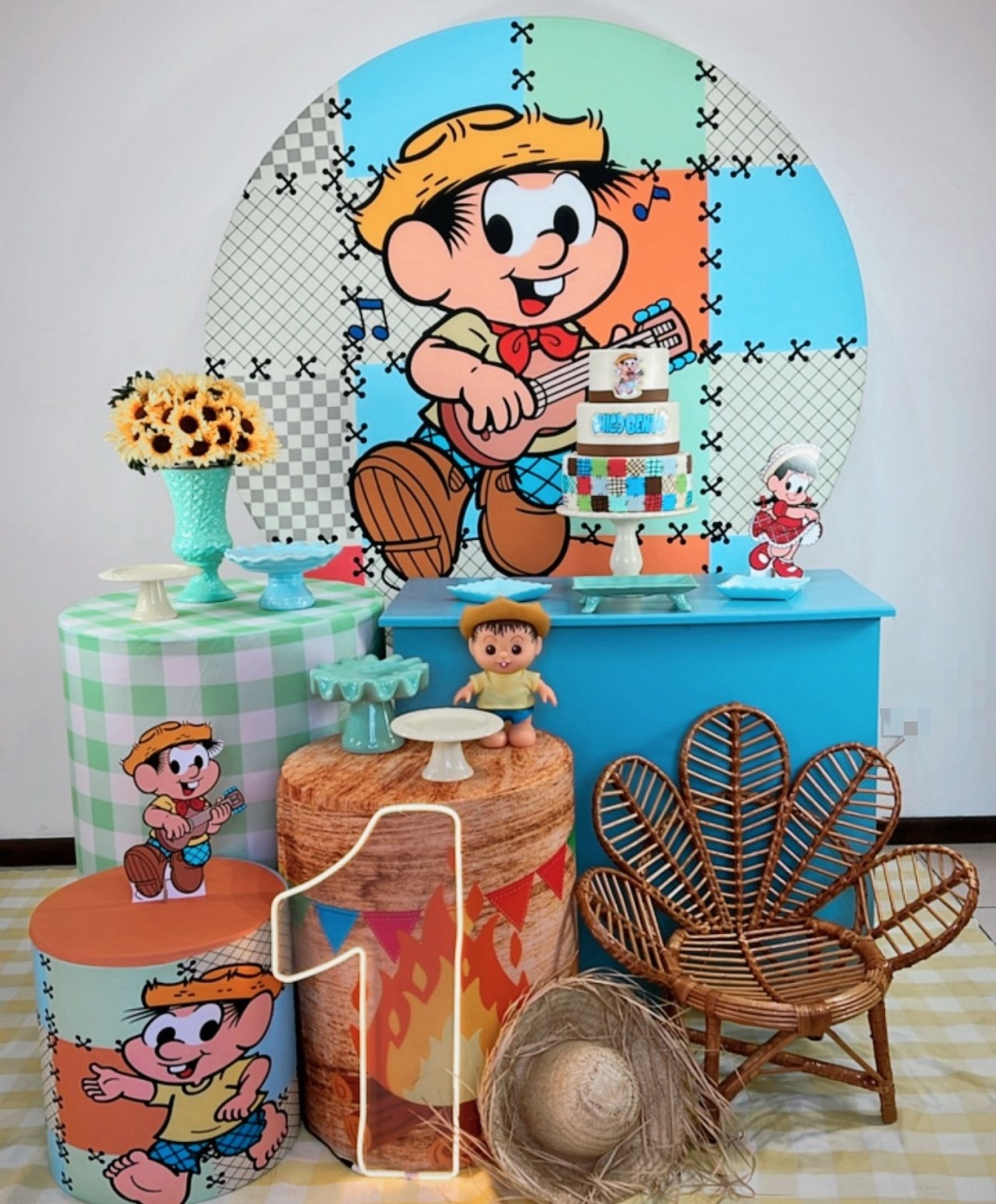 Kit Diamante Chico Bento - TudFestas