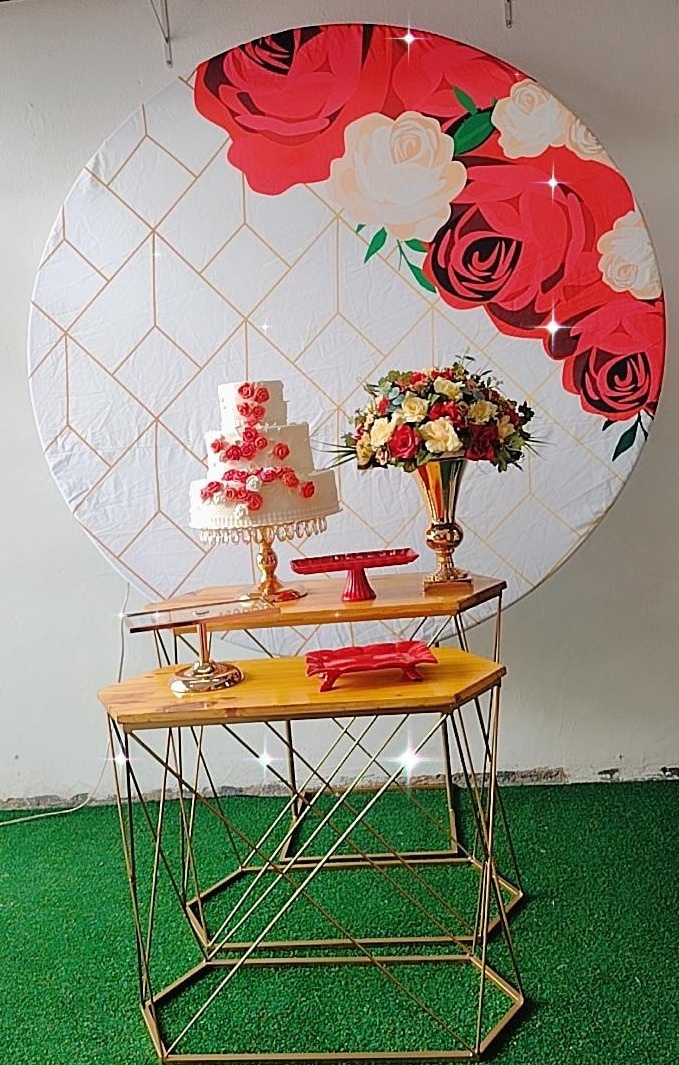 Composição Floral Vermelho - Pl - TudFestas