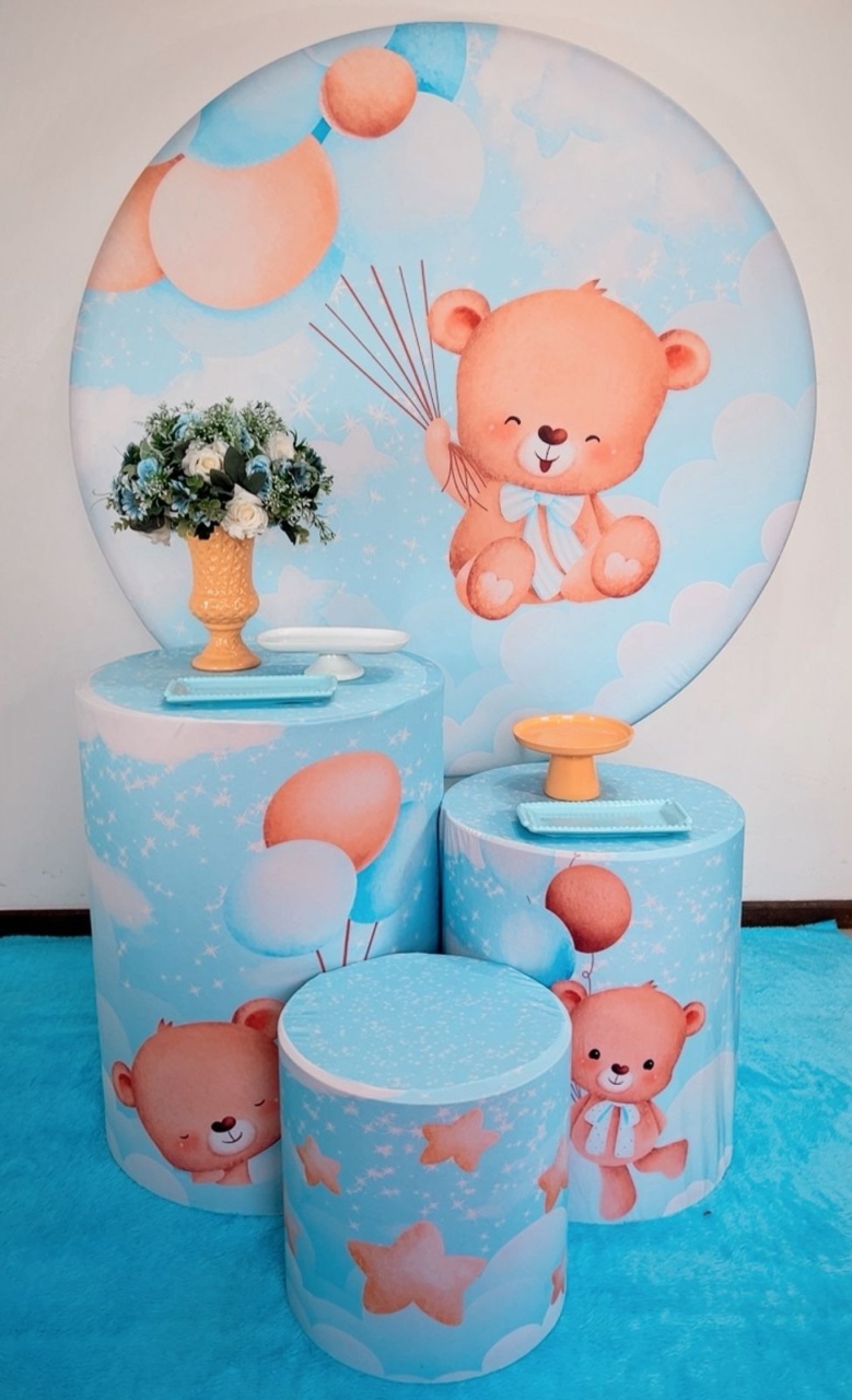 Kit Bronze Ursinho Baby  - TudFestas