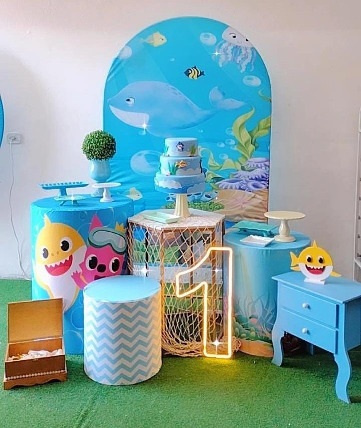 Kit Diamante Baby Shark - Modelo 2 - TudFestas