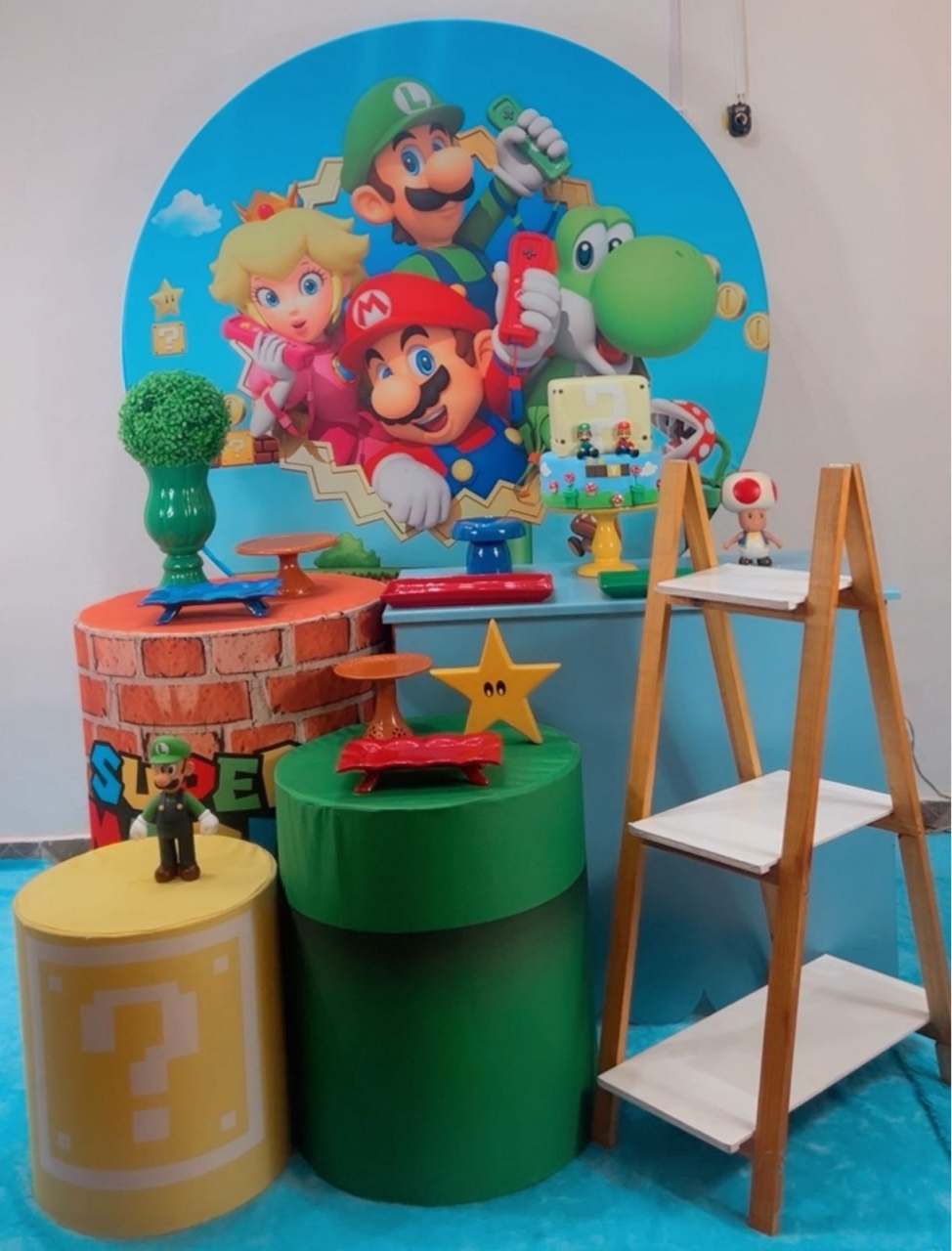 Kit Ouro Super Mario - Modelo 2 - TudFestas