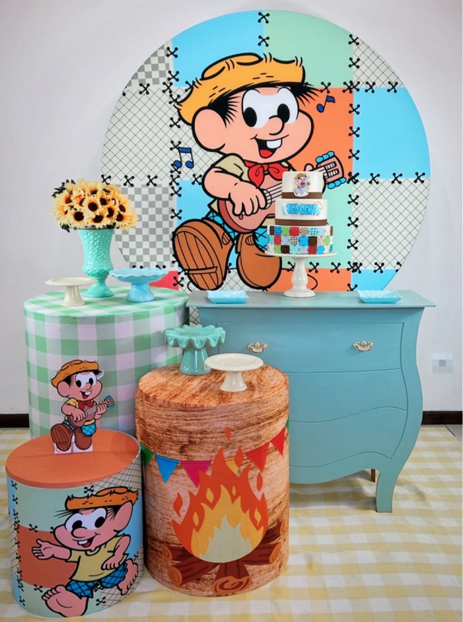 Kit Prata Chico Bento - Modelo 2 - TudFestas