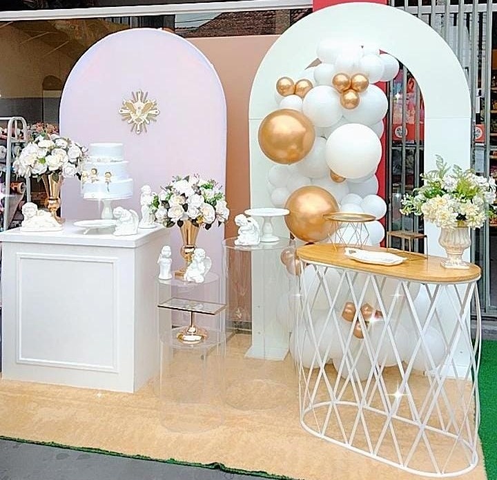 Composição Batizado Luxo - Modelo 2 - TudFestas