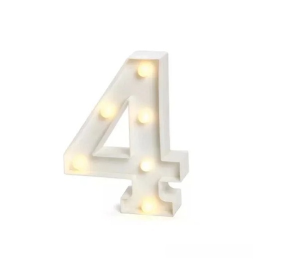 Led Número P 4 - TudFestas