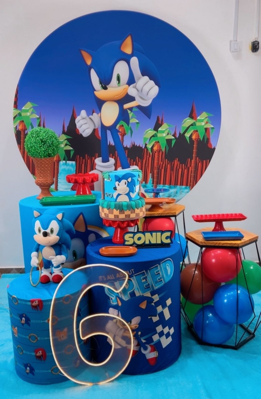 Kit Diamante Sonic - TudFestas