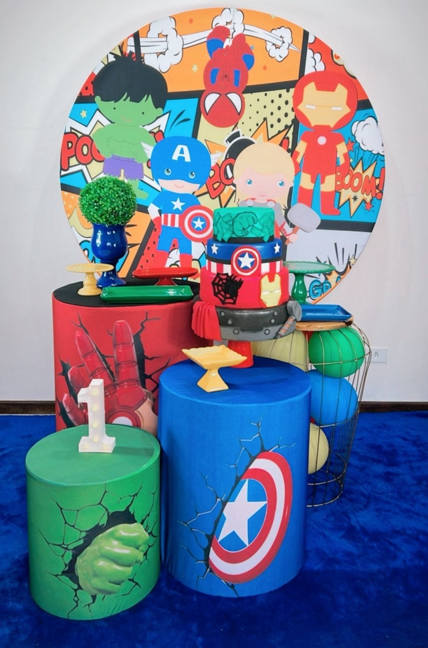 Vingadores Baby - Kit Prata - TudFestas