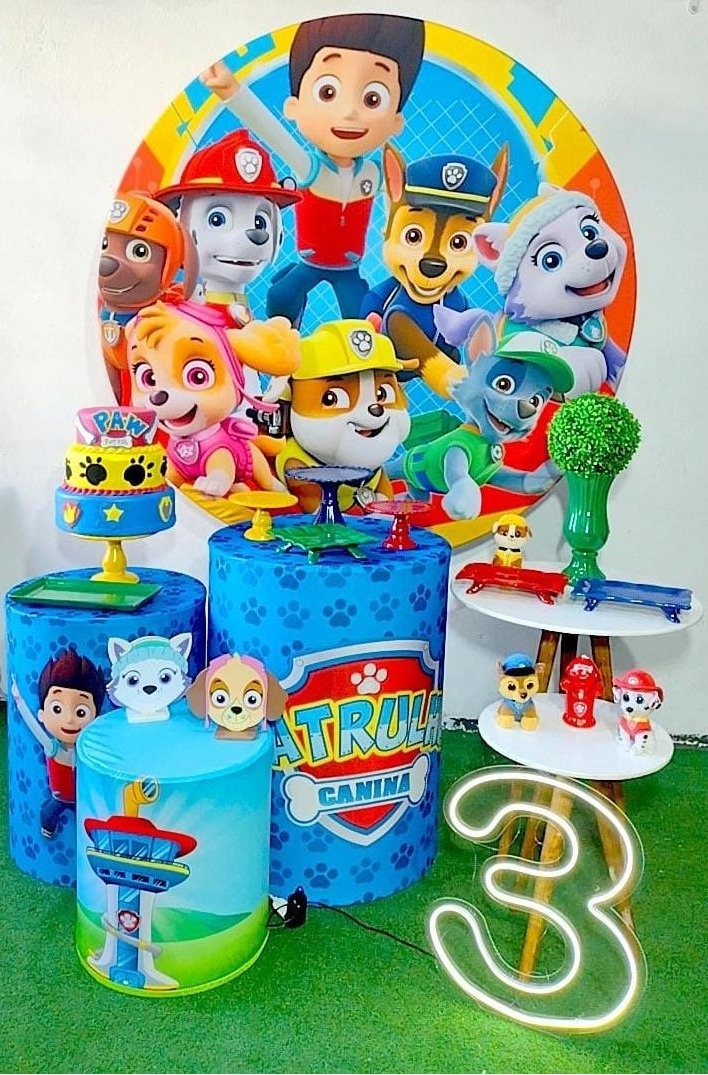 Kit Diamante Patrulha Canina - TudFestas